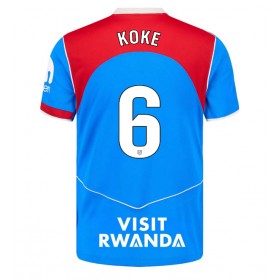 Atletico Madrid Koke #6 Tredje skjorte 2025-26 Kortermet